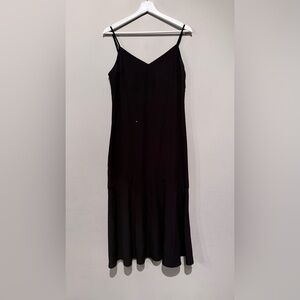 LULUS BLACK MIDI DRESS STRAP MERMAID Women S Party Cocktail Elegant Vacation